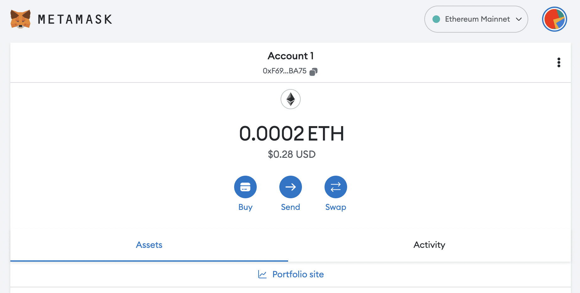 deelance kopen - crypto in wallet zetten