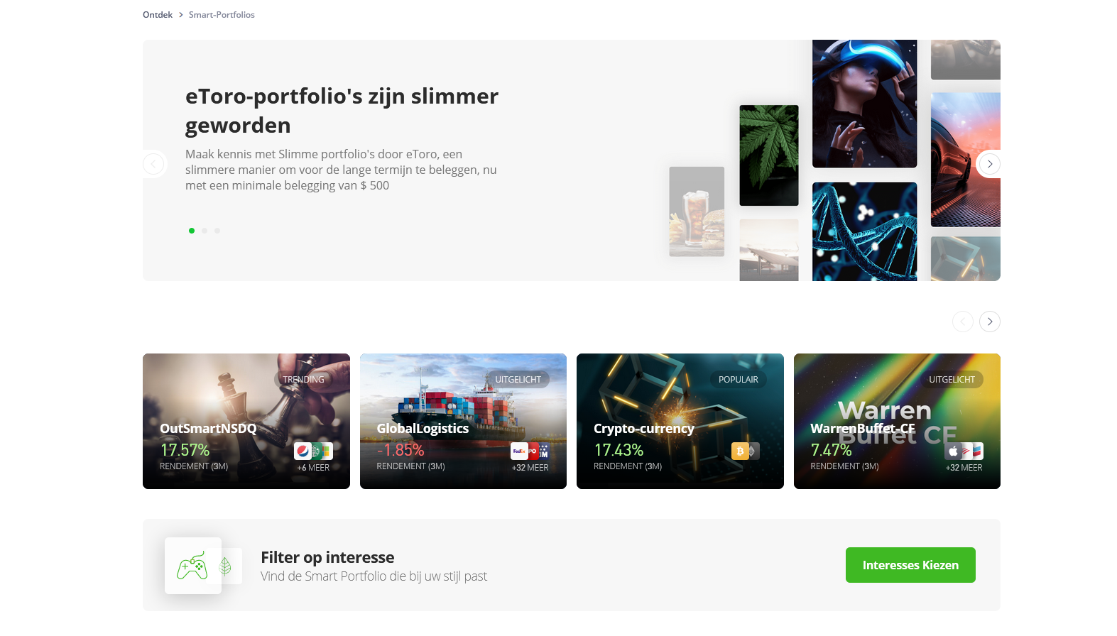 etoro smart portfolio geld verdienen met crypto