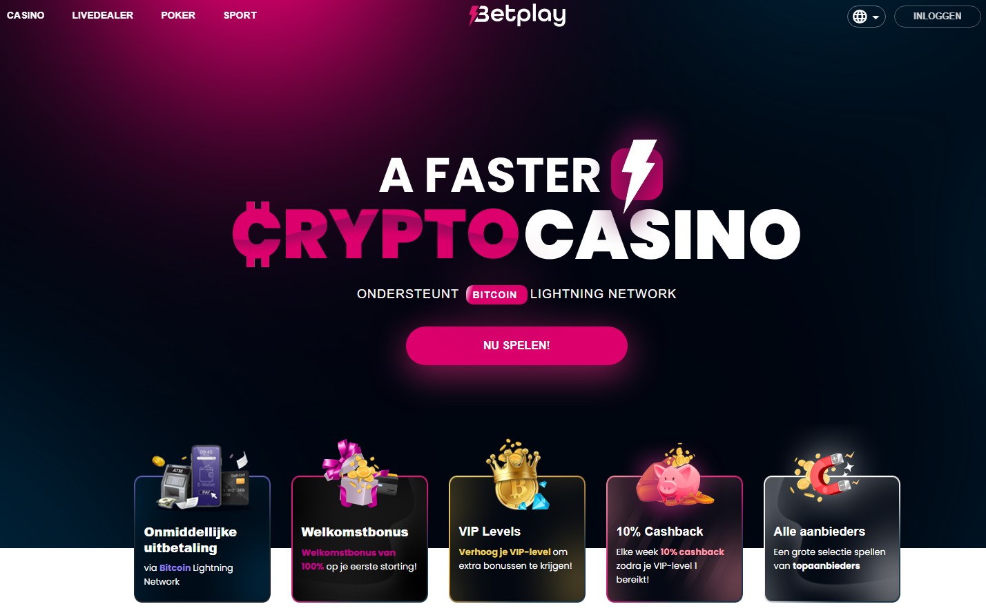 Betplay, beste Dogecoin casino site