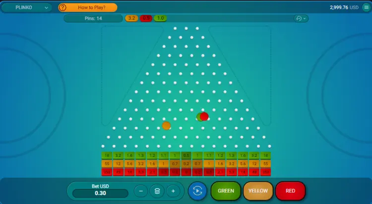 plinko online game - spel met balletjes