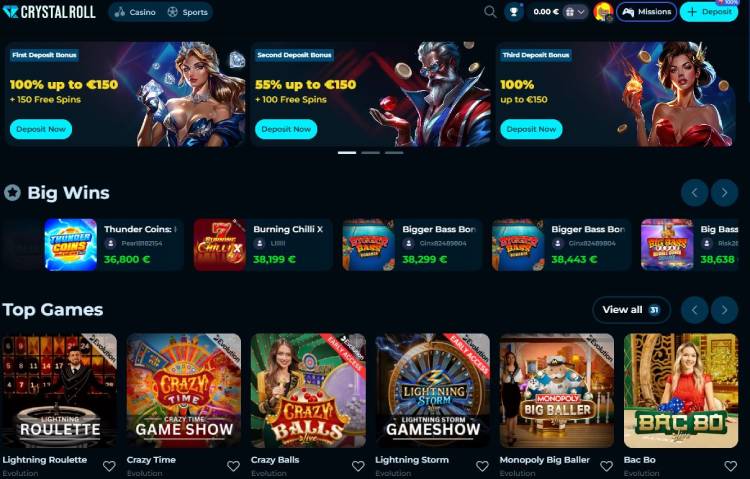 crystall roll Beste Apple Pay casino