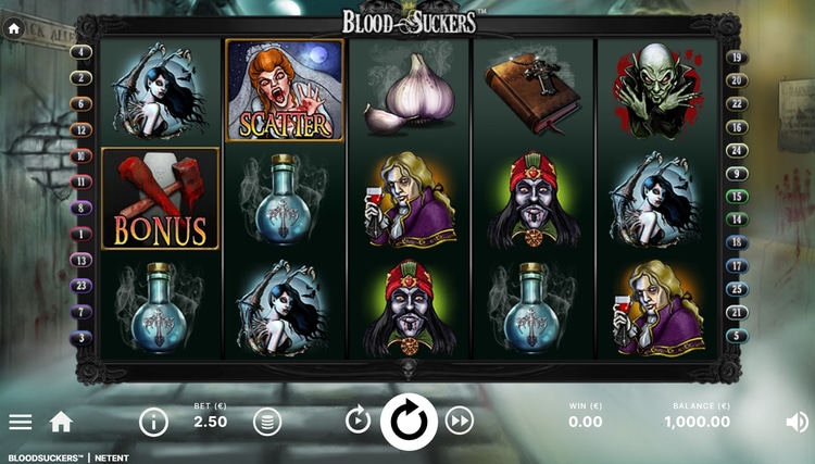 Blood Suckers NetEnt slot met hoge RTP
