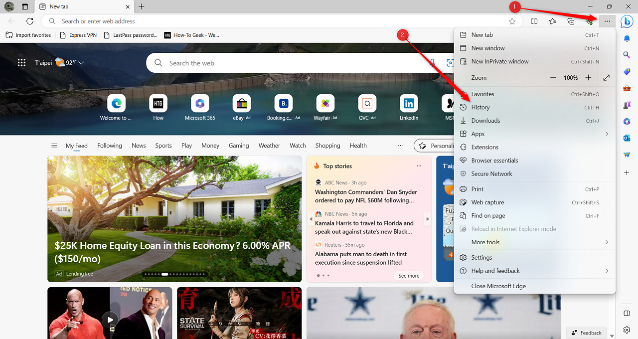 hoe zoekgeschiedenis verwijderen microsoft edge 