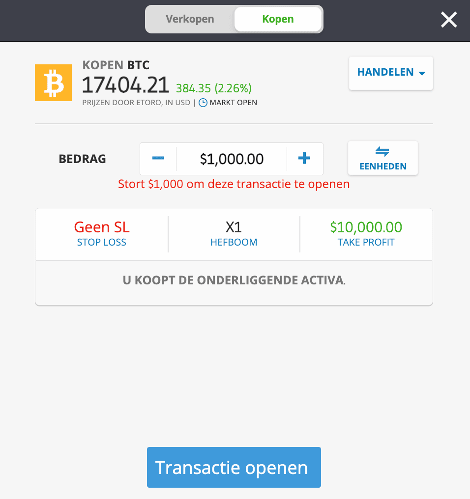 Bitcoin kopen iDEAL bij eToro
