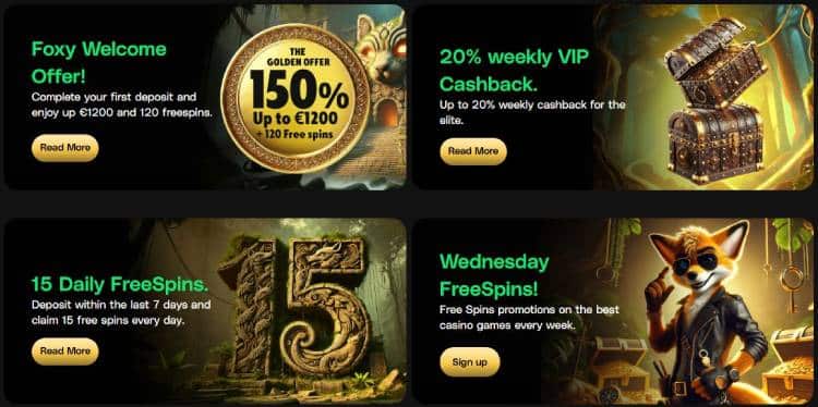 FoxyGold Bonussen, online casino buitenland