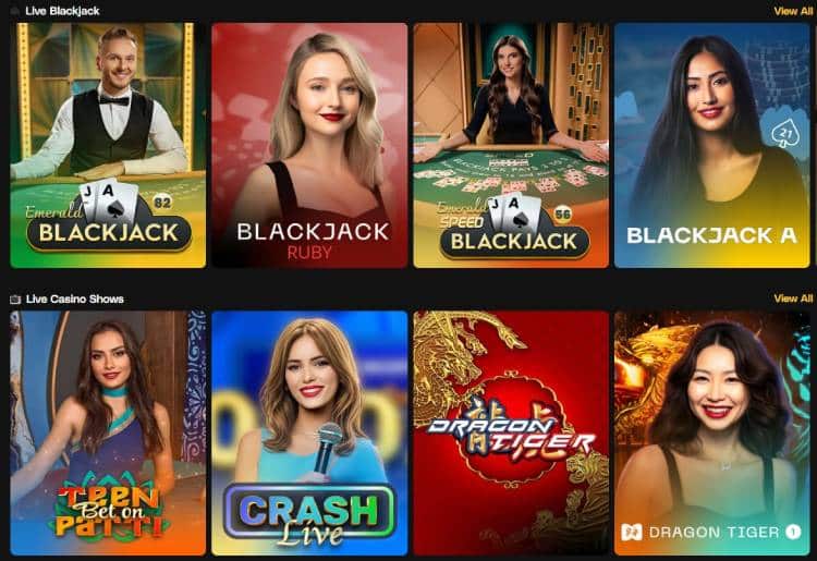 FoxyGold Live Casino, online casino buitenland