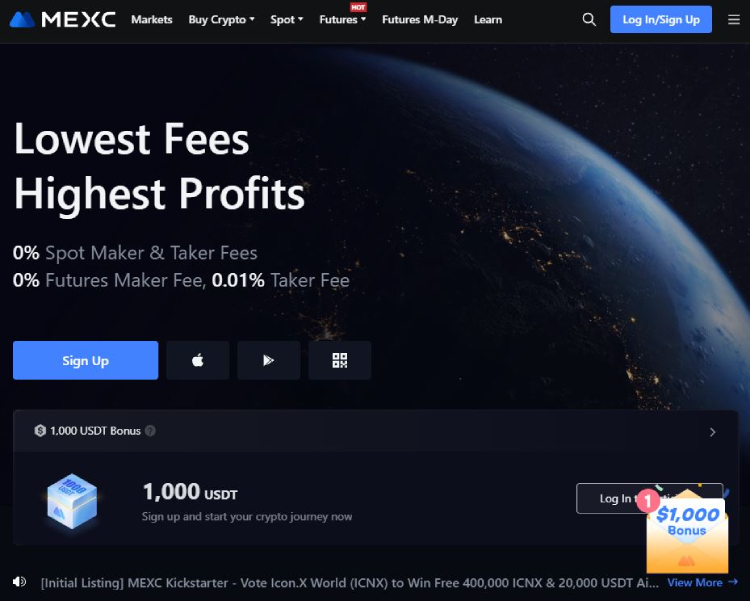 MEXC, beste crypto exchanges Nederland