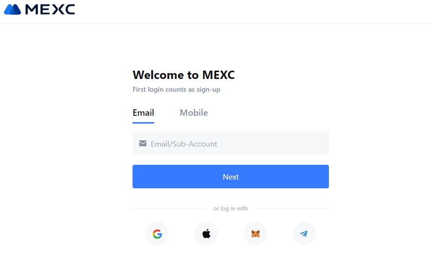 MEXC account aanmaken, beste crypto app Nederland