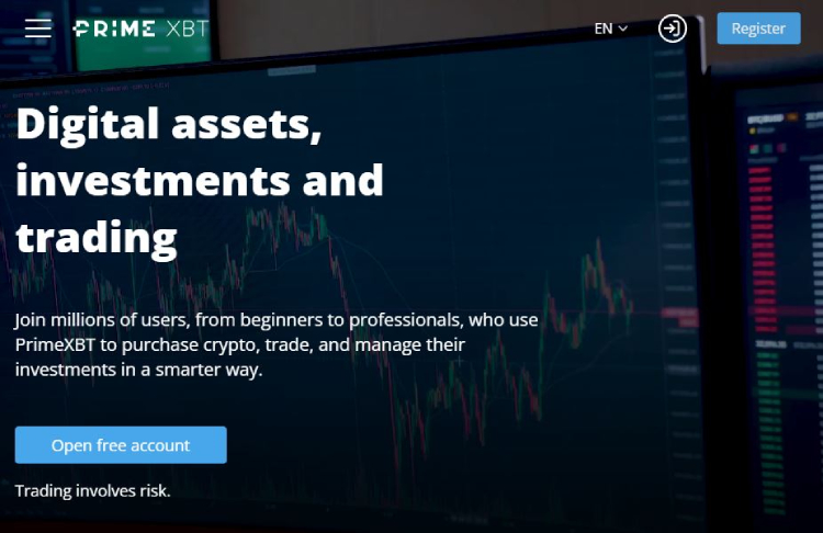 PrimeXBT, beste crypto app Nederland