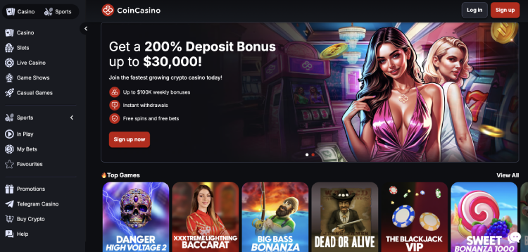 CoinCasino beste online casino buitenland