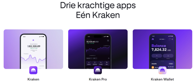 Top 12 Beste Crypto Apps Van 2024 Getest - Kraken voor beginnende en ervaren traders