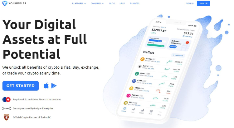 YouHodler, beste crypto app Nederland