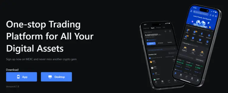 betrouwbare crypto app van Mexc - beste apps voor crypto Nederland in 2024