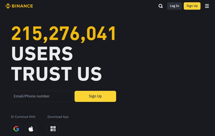 Binance, een van de beste crypto exchanges Nederland startpagina