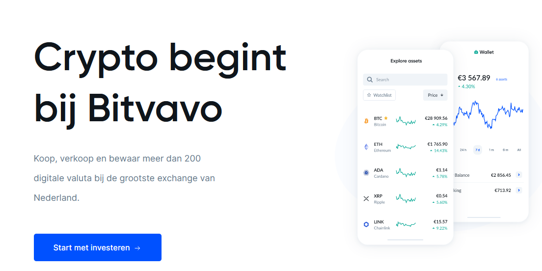 Bitcoin wallet aanmaken - bitvavo