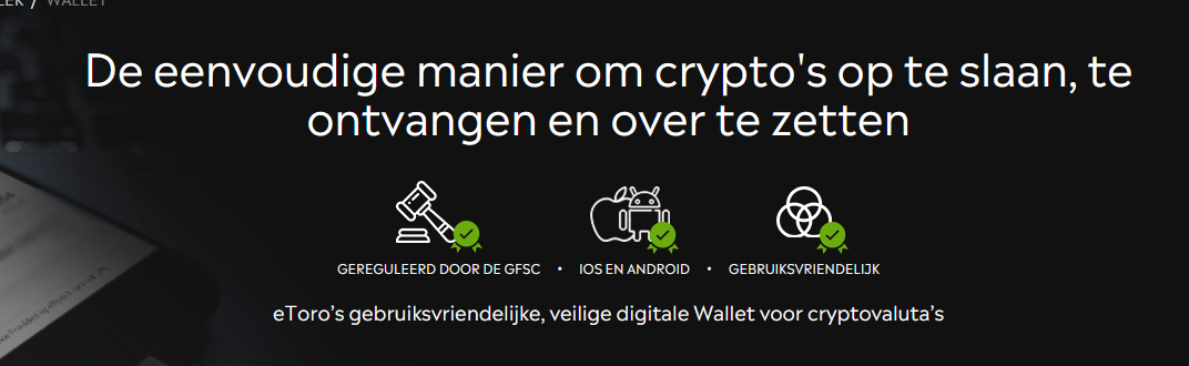 etoro wallet - beste crypto wallet nederland