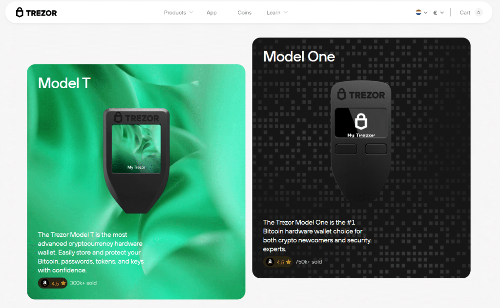 Trezor beste crypto wallet
