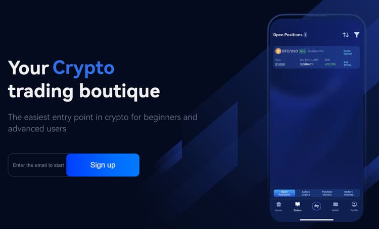 Margex, startpagina beste crypto exchanges Nederland