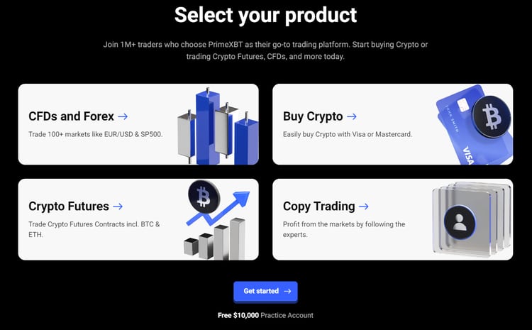 Prime XBT, startpagina beste crypto exchanges Nederland 