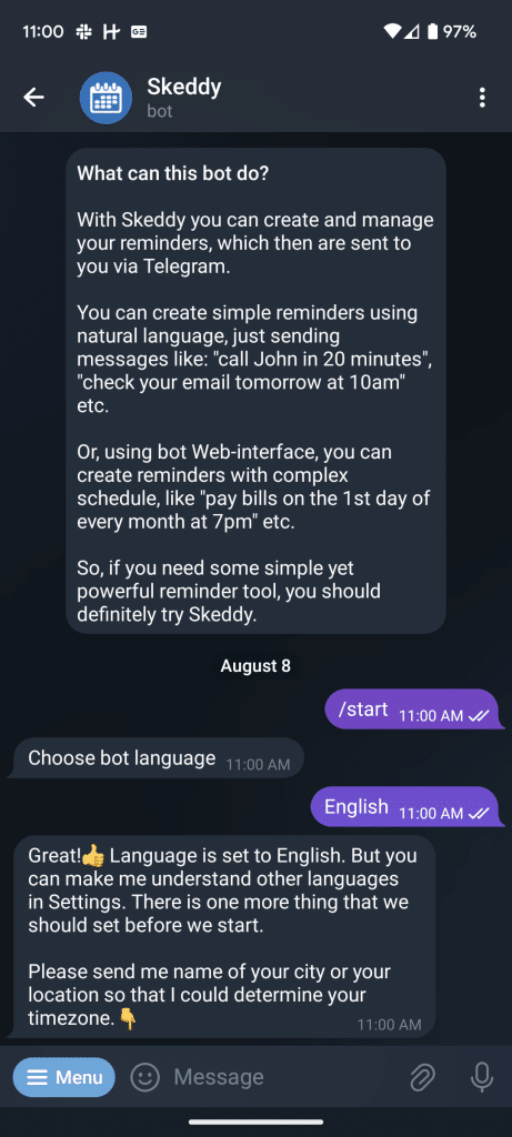 skeddy bot