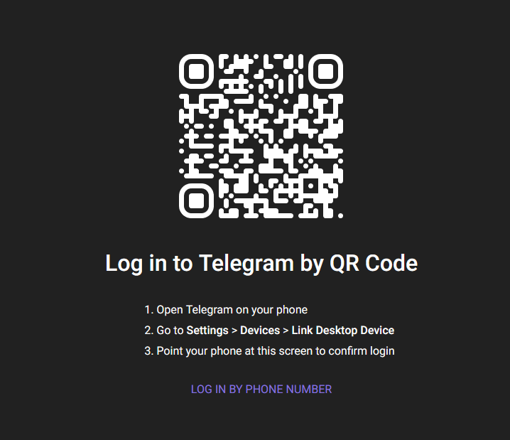telegram bots registreren desktop versie