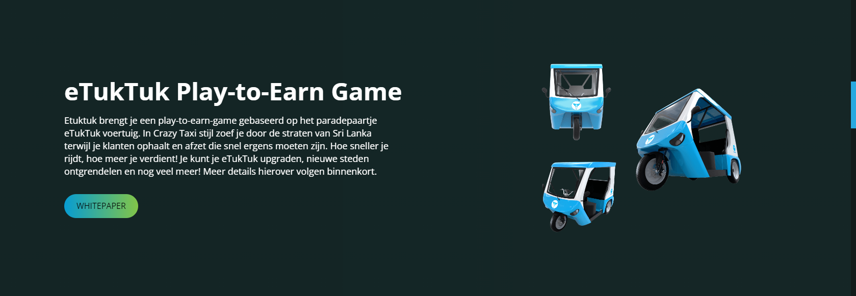 eTukTuk play-to-earn game