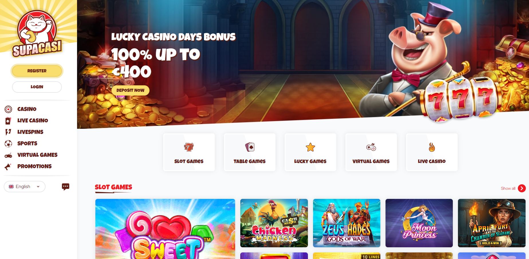 Supacasi, online blackjack casino site