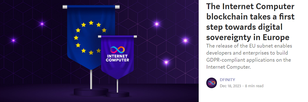 ipc koers Europa Subnet icp koers verwachting