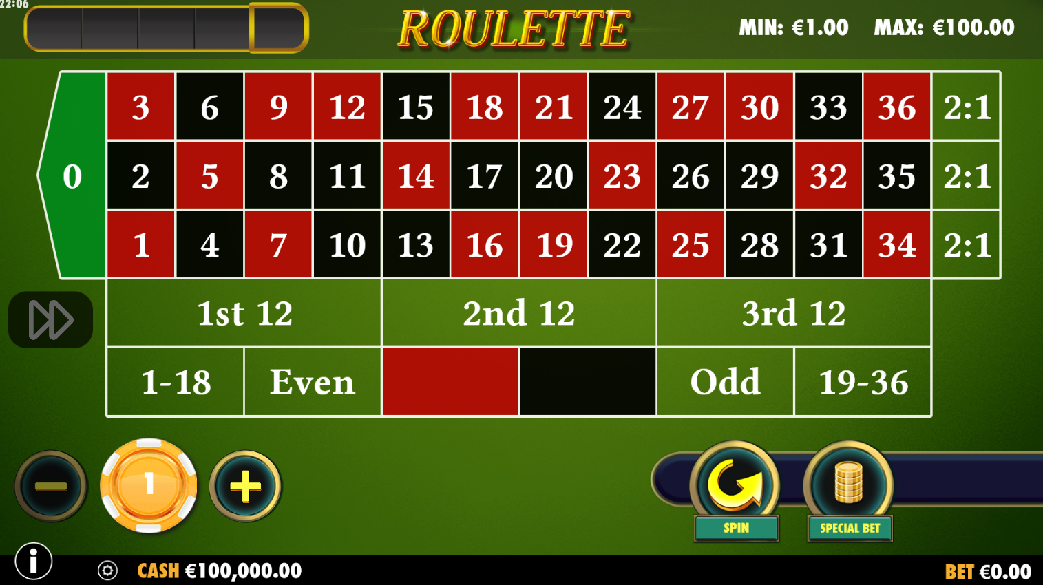 roulette casino spellen