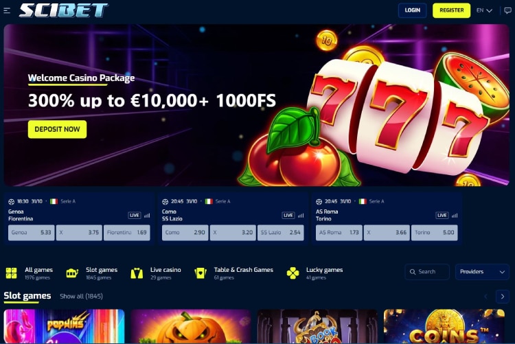 Scibet, Beste Skrill casino in Nederland