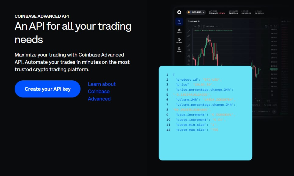 Coinbase API Geavanceerde trading bots