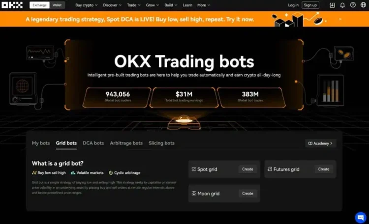 OKX crypto bot traders