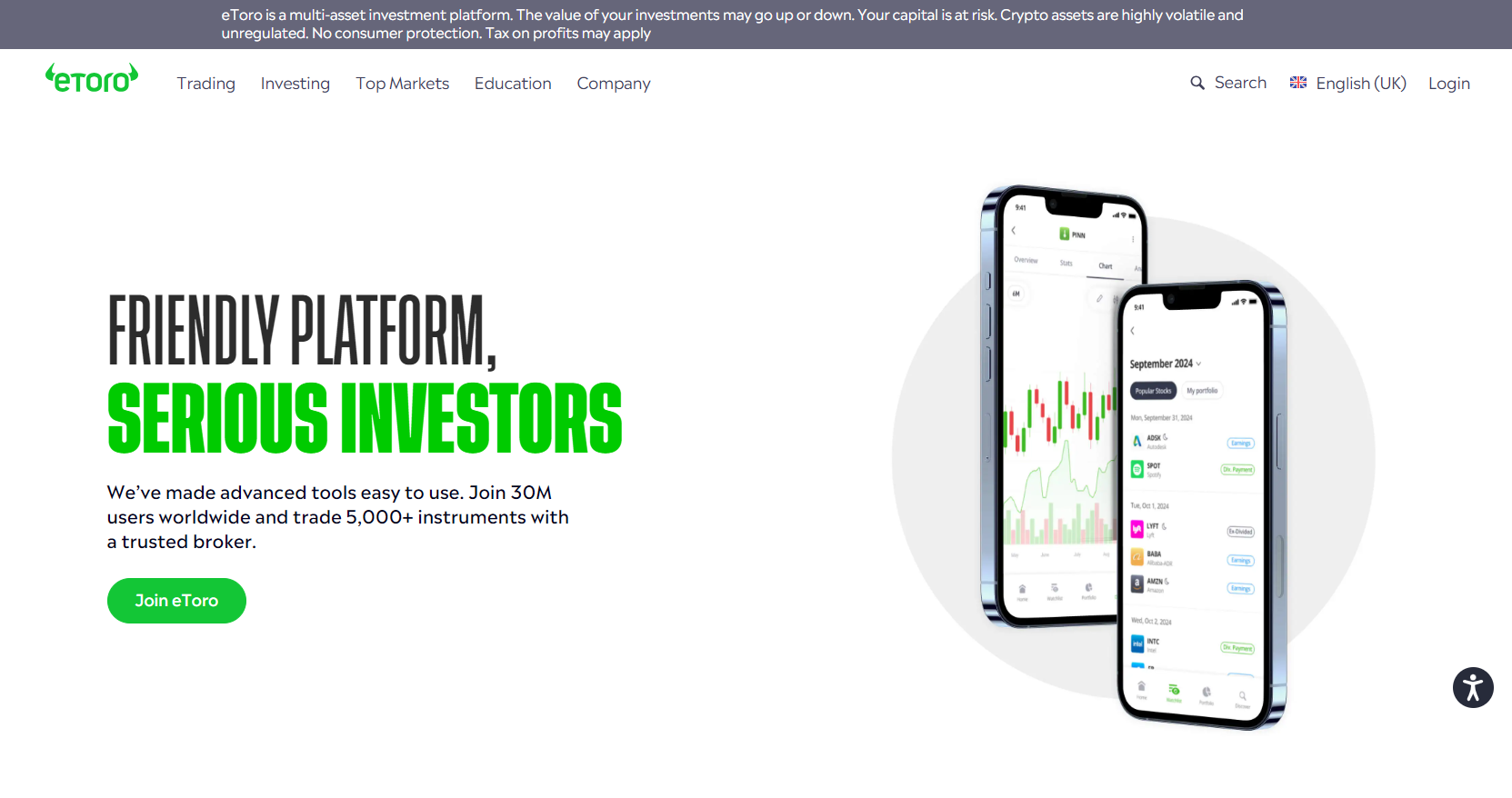 eToro DCA bot