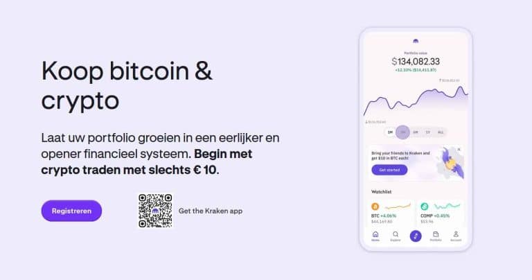 Kraken - professionele en goedkope broker