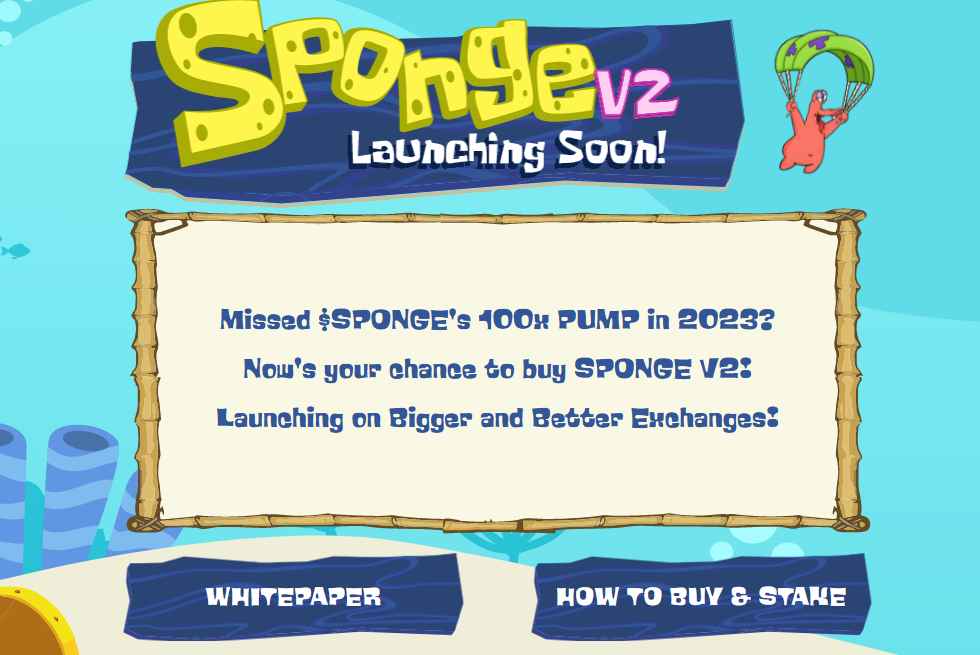 Sponge v2 Solana meme coin