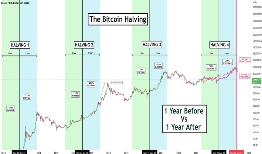Bitcoin halving cycles