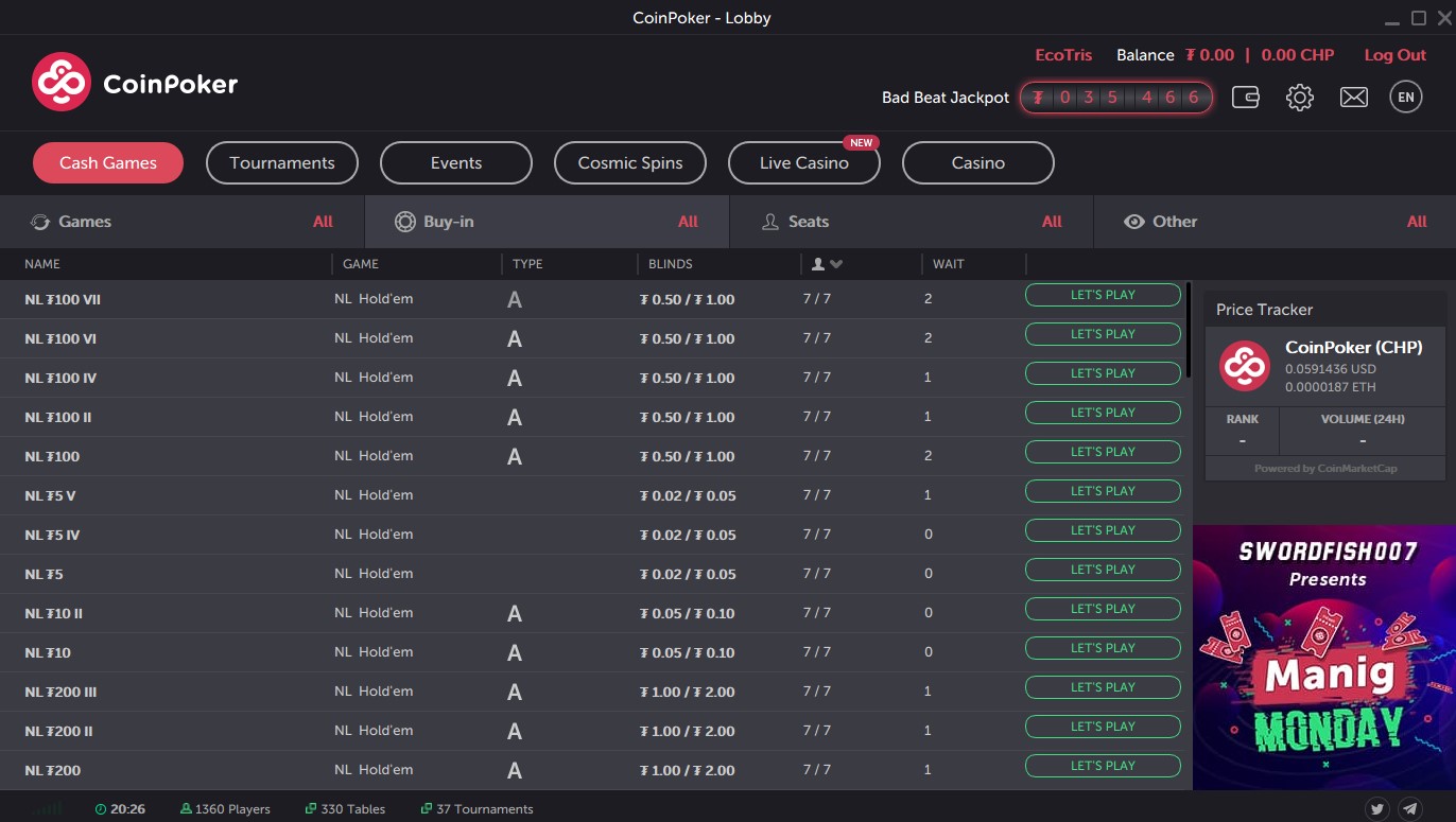 coinpoker interface desktop - beste casino apps