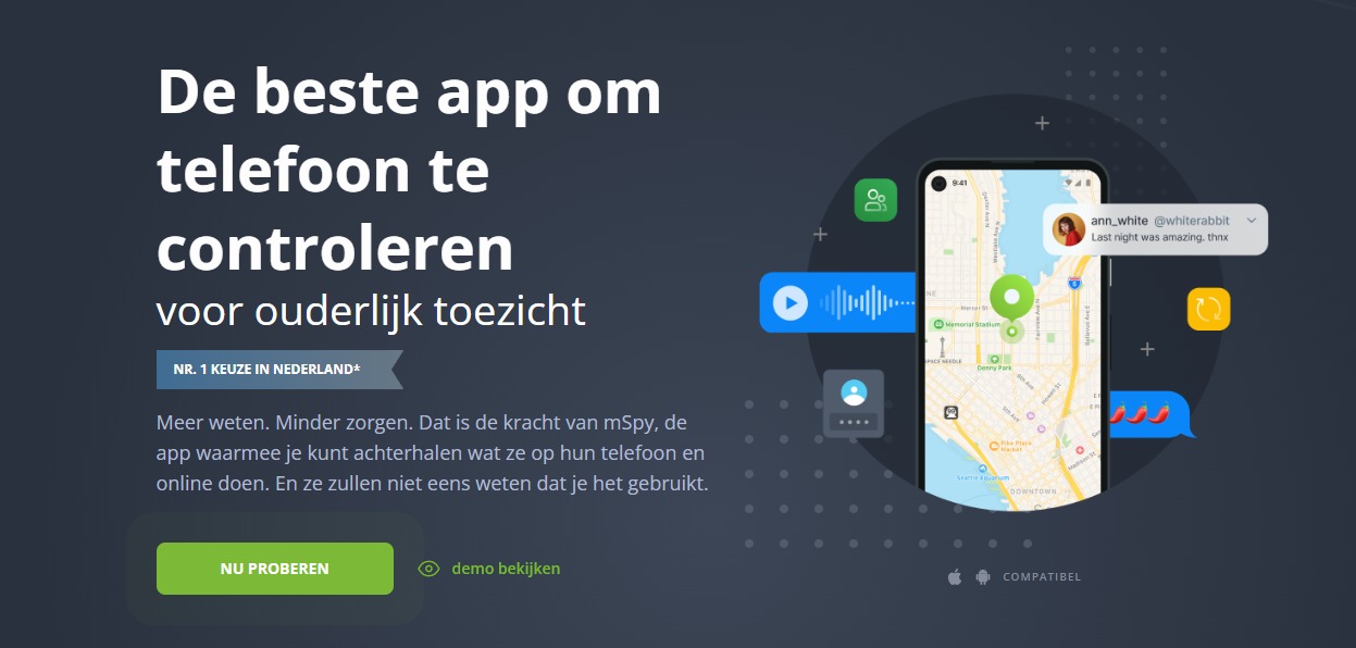 telefoon afluisteren mspy
