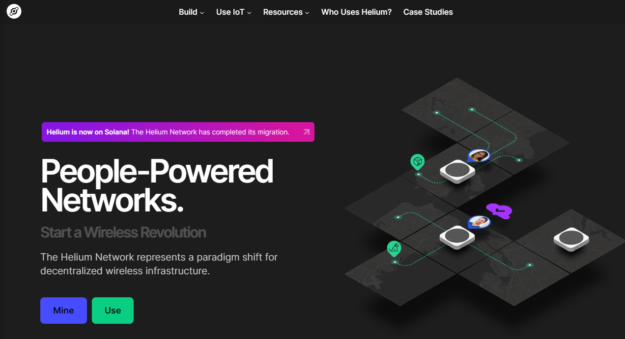 helium network beste depin coins 2024