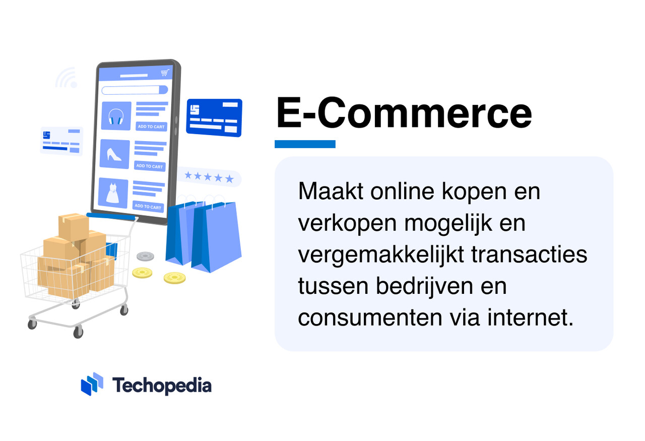 Techopedia legt uit wat E-Commerce betekent
