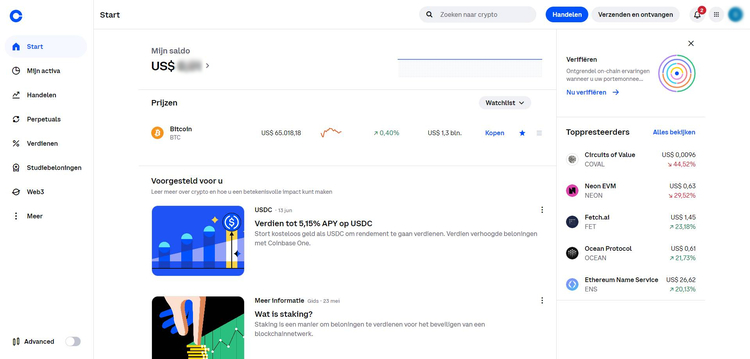 coinbase binance alternatief