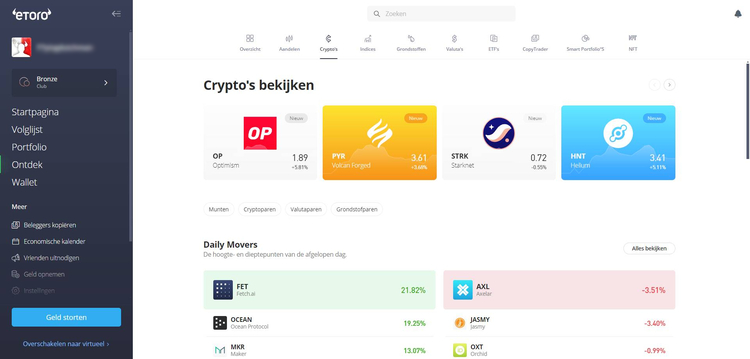 etoro binance alternatief