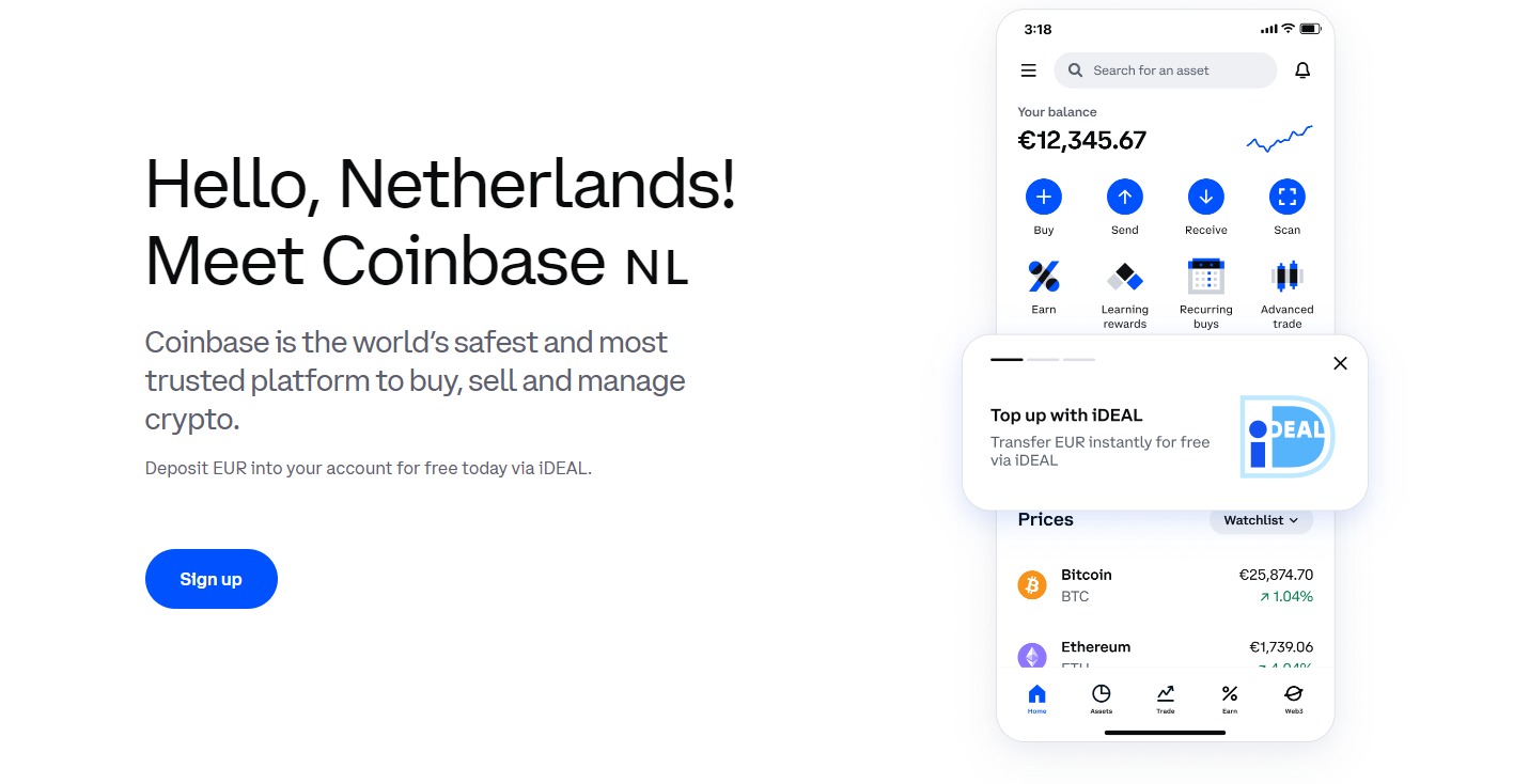 coinbase beleggen in crypto