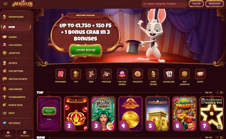 Magius, beste Apple Pay casino