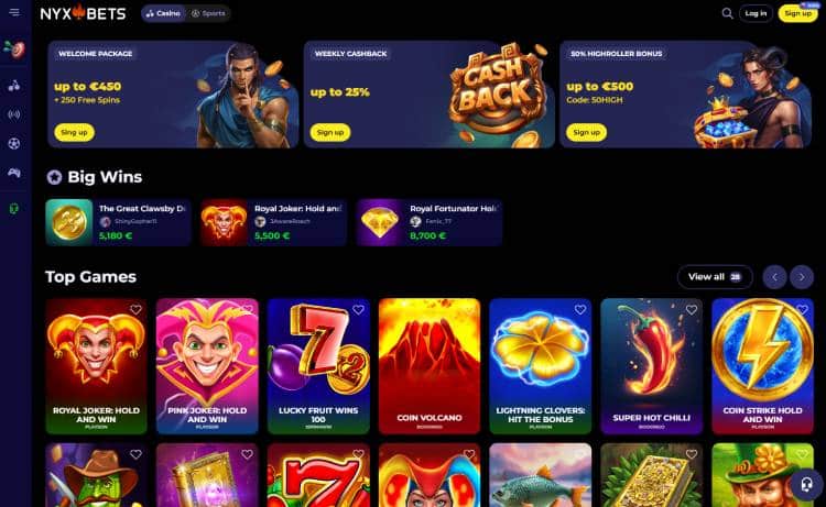 NYXbets, beste Apple Pay casino