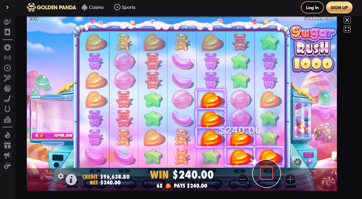 golden panda review sugar rush 1000