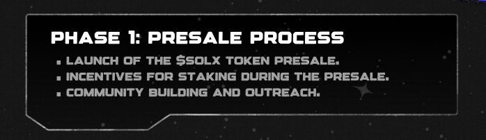 roadmap fase 1 solaxy koers verwachting