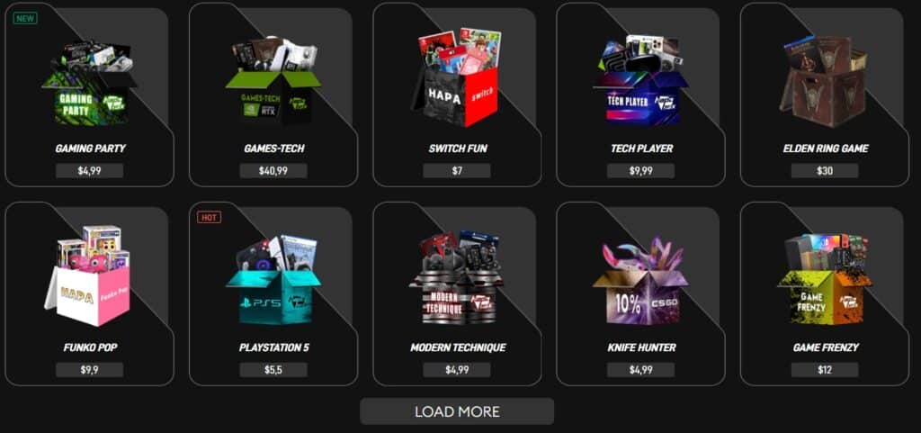 Beste mystery boxes online bij Hapabox
