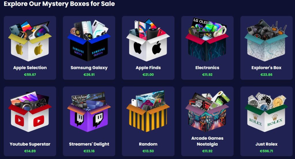 Beste mystery boxes online bij JemLit