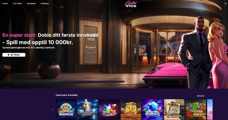 Casinovice nettside